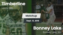Matchup: Timberline High vs. Bonney Lake  2019