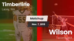 Matchup: Timberline High vs. Wilson  2019