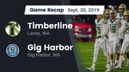 Recap: Timberline  vs. Gig Harbor  2019