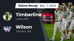 Recap: Timberline  vs. Wilson  2019