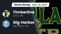 Recap: Timberline  vs. Gig Harbor  2022