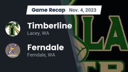 Recap: Timberline  vs. Ferndale  2023