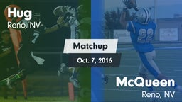 Matchup: Hug  vs. McQueen  2016