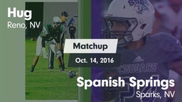 Matchup: Hug  vs. Spanish Springs  2016