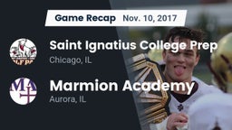 Recap: Saint Ignatius College Prep vs. Marmion Academy  2017