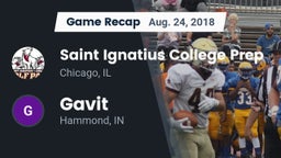 Recap: Saint Ignatius College Prep vs. Gavit  2018
