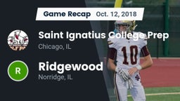 Recap: Saint Ignatius College Prep vs. Ridgewood  2018