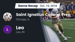 Recap: Saint Ignatius College Prep vs. Leo  2018