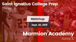 Matchup: Saint Ignatius vs. Marmion Academy  2019