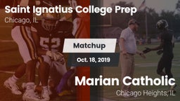 Matchup: Saint Ignatius vs. Marian Catholic  2019