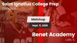 Matchup: Saint Ignatius vs. Benet Academy  2020