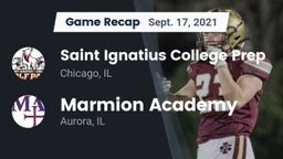 Recap: Saint Ignatius College Prep vs. Marmion Academy  2021