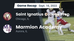 Recap: Saint Ignatius College Prep vs. Marmion Academy  2022