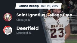 Recap: Saint Ignatius College Prep vs. Deerfield  2022