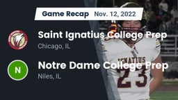 Recap: Saint Ignatius College Prep vs. Notre Dame College Prep 2022