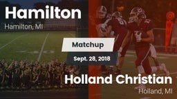 Matchup: Hamilton  vs. Holland Christian 2018
