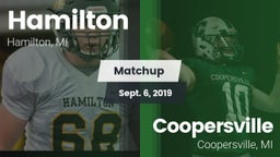 Matchup: Hamilton  vs. Coopersville  2019