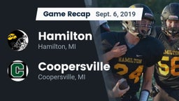 Recap: Hamilton  vs. Coopersville  2019