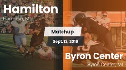 Matchup: Hamilton  vs. Byron Center  2019