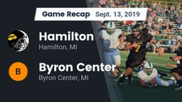 Recap: Hamilton  vs. Byron Center  2019