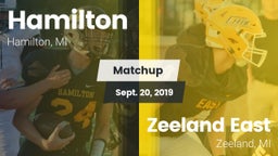 Matchup: Hamilton  vs. Zeeland East  2019