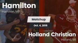 Matchup: Hamilton  vs. Holland Christian 2019