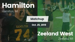 Matchup: Hamilton  vs. Zeeland West  2019