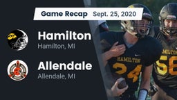 Recap: Hamilton  vs. Allendale  2020