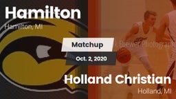 Matchup: Hamilton  vs. Holland Christian 2020