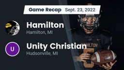 Recap: Hamilton  vs. Unity Christian  2022