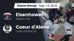 Recap: Eisenhower  vs. Coeur d'Alene  2018