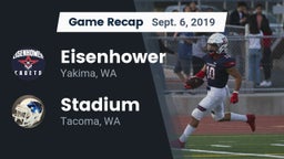Recap: Eisenhower  vs. Stadium  2019