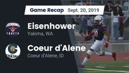 Recap: Eisenhower  vs. Coeur d'Alene  2019