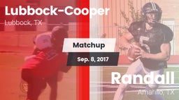Matchup: Cooper  vs. Randall  2017