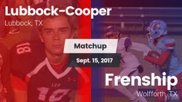 Matchup: Cooper  vs. Frenship  2017