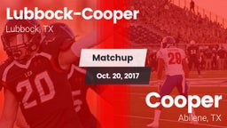 Matchup: Cooper  vs. Cooper  2017