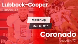 Matchup: Cooper  vs. Coronado  2017