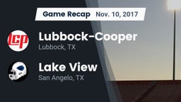 Recap: Lubbock-Cooper  vs. Lake View  2017