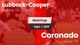 Matchup: Cooper  vs. Coronado  2018