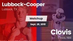 Matchup: Cooper  vs. Clovis  2018