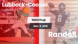 Matchup: Cooper  vs. Randall  2018