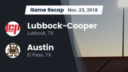Recap: Lubbock-Cooper  vs. Austin  2018