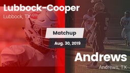 Matchup: Cooper  vs. Andrews  2019