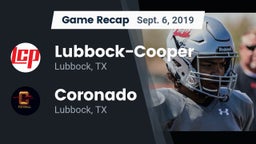 Recap: Lubbock-Cooper  vs. Coronado  2019