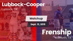 Matchup: Cooper  vs. Frenship  2019