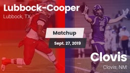 Matchup: Cooper  vs. Clovis  2019