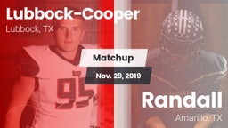 Matchup: Cooper  vs. Randall  2019