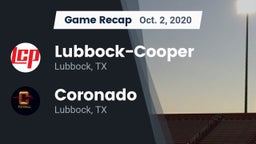 Recap: Lubbock-Cooper  vs. Coronado  2020
