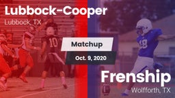 Matchup: Cooper  vs. Frenship  2020