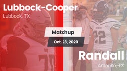 Matchup: Cooper  vs. Randall  2020